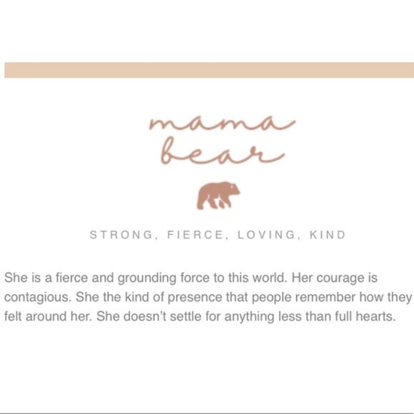 Mother Bear Minimalist Boho Gift Charm Necklace - Picture 6 of 12